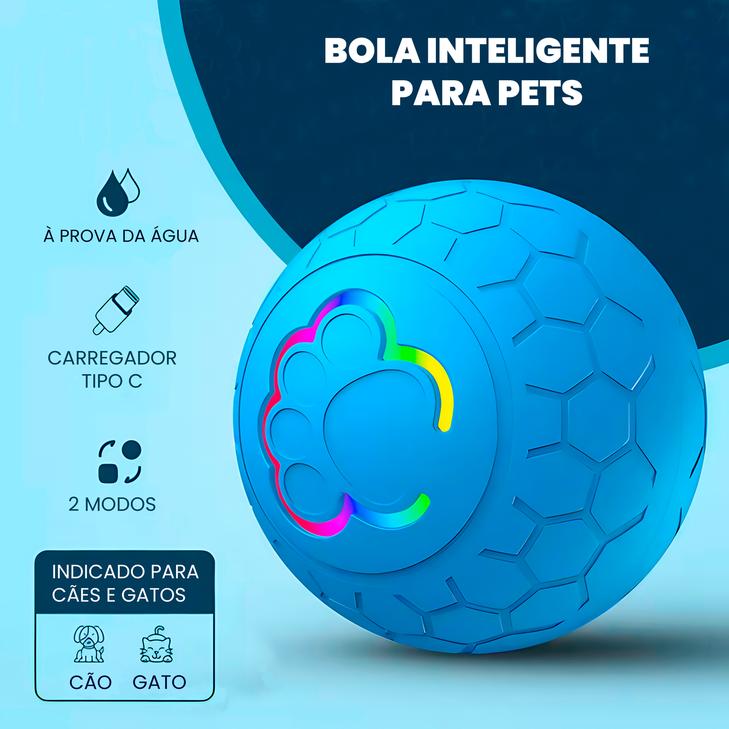 Gravity Ball - Bola Interativa Para Cães